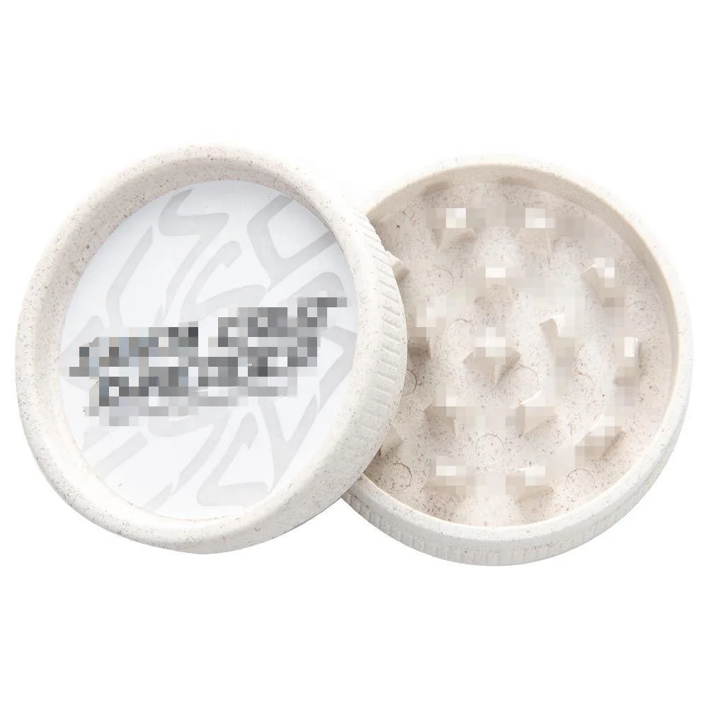 
JL 800J New Style Plant Fibres Tobacco Grinders 55mm 2 Grinder Custom Eco Friendly Biodegradable Tobacco Grinder 