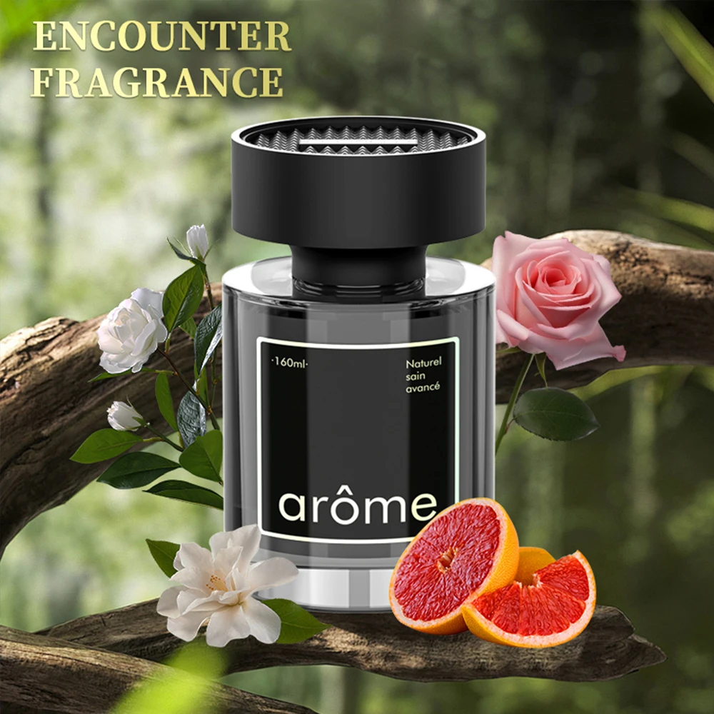 2025 New Arrival Custom 160 ml Luxury Essential Oil Car Diffuser Aroma Long-Lasting Car Air Freshener