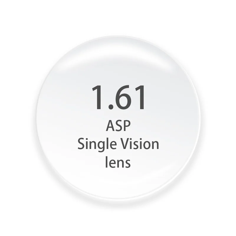 Single vision 1.61 aspheric UV400 HMC hard multi coated eyewear lens optical prescription lenses spectacle lenses