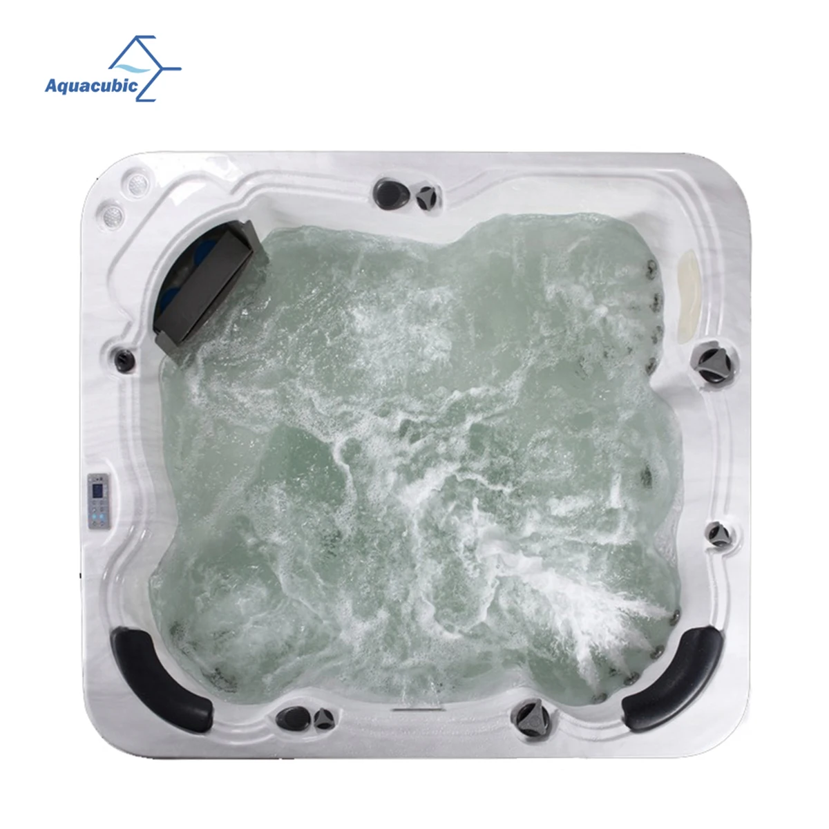 Customize big size garden luxury relax hot tub spa bath 5 person outdoor whirlpool hot tub at cheap price