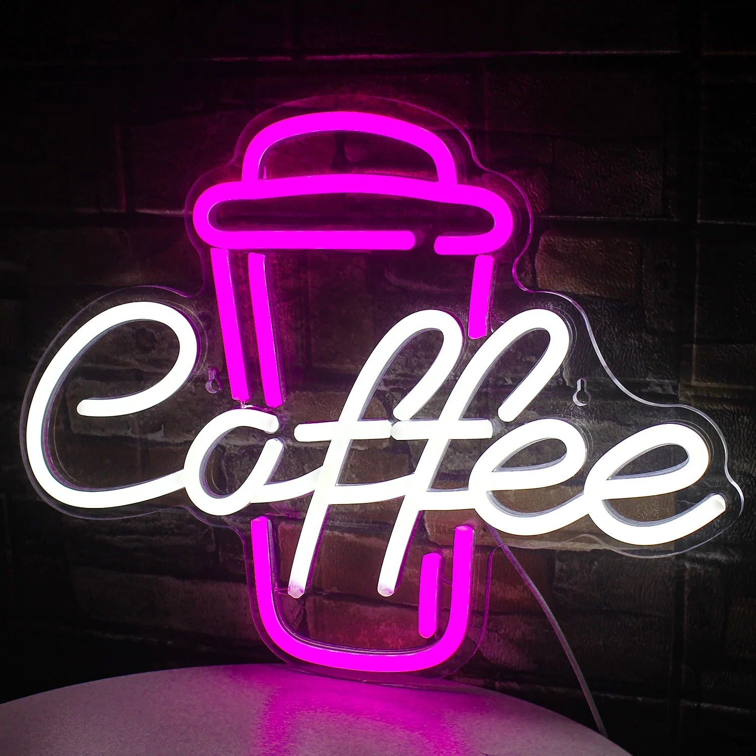Hot Sale WanXing Restaurant Coffee Shop LED Acrylic Neon Sign Fashion Custom Xmas Wedding Holiday Party Neon Light Decoration