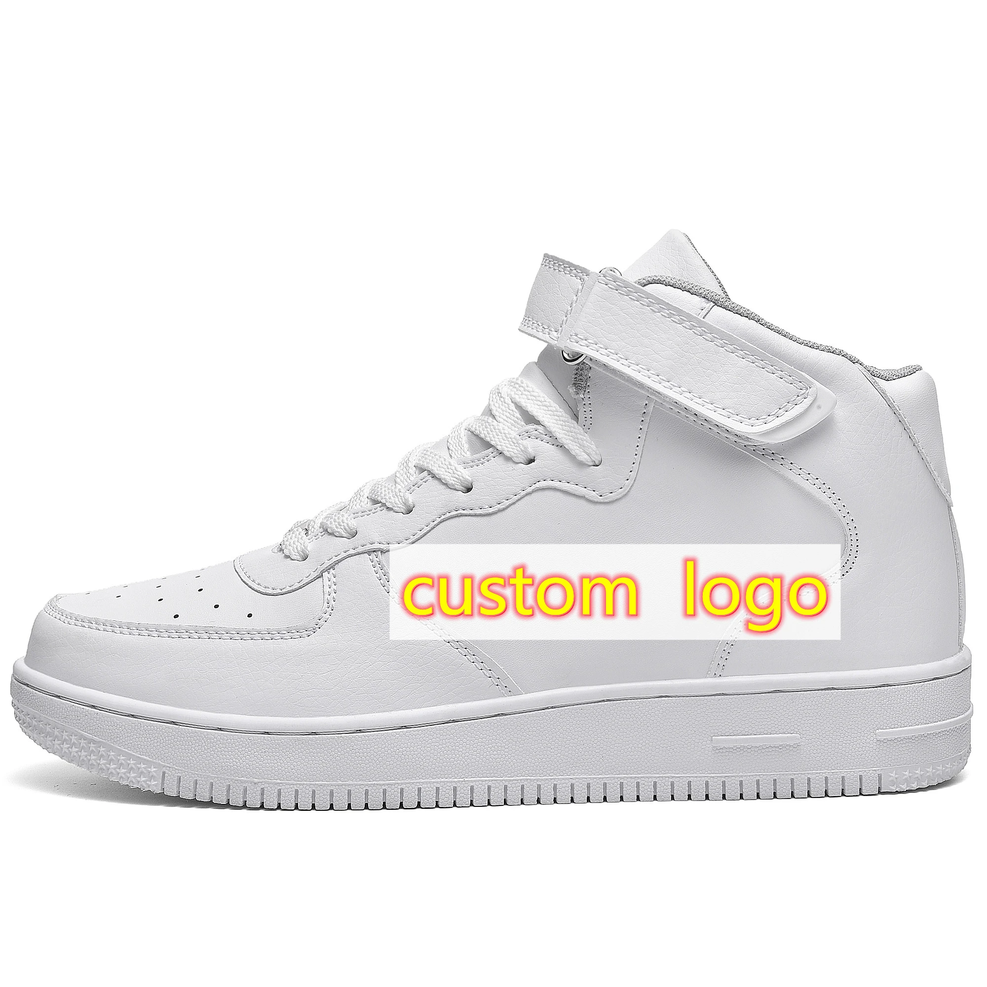 Custom Fashion Cushion Sports Shoes PU Air and Force One Shoes Basketball big size Supplier Low Moq Custom Logo
