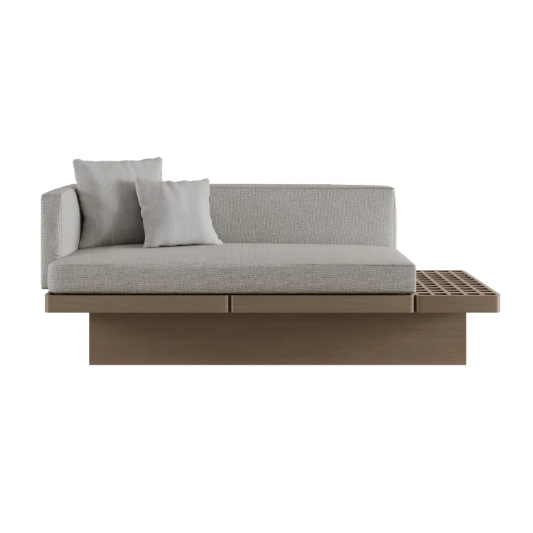 Orangefurn Modern Style Shape Design Sofa Manufacturer Wooden Glass Side Table Hotel Sofa Dining Villa Hotel Bedroom Furniture