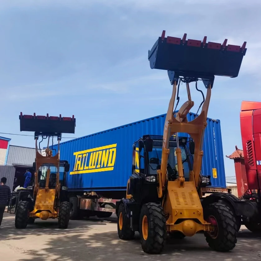 ZL15 & ZL16 Mini Small Hydraulic Front End Wheel Loader Farm Tractor with Reliable Engine Pump Gearbox PLCEfficient Bearing