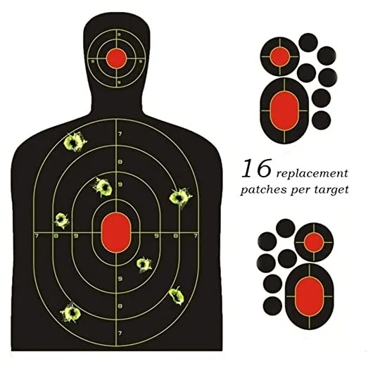 Corrugated plastic shooting target custom design color size