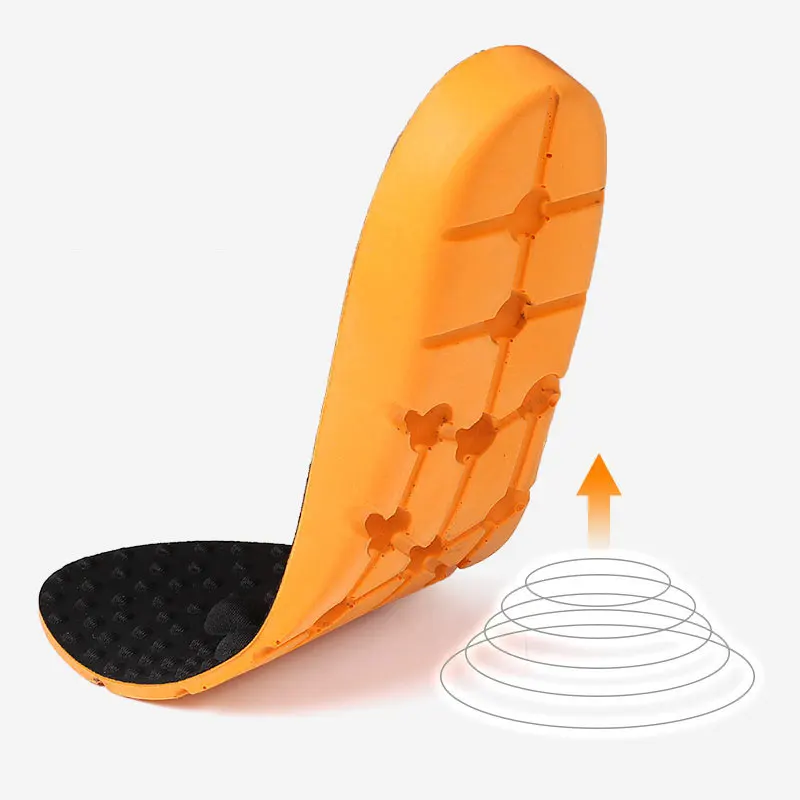 New Massage Insoles for Men Women Sweat-absorbing Breathable Shock-absorbing Full-pad Sole Convex Point Massage Insoles