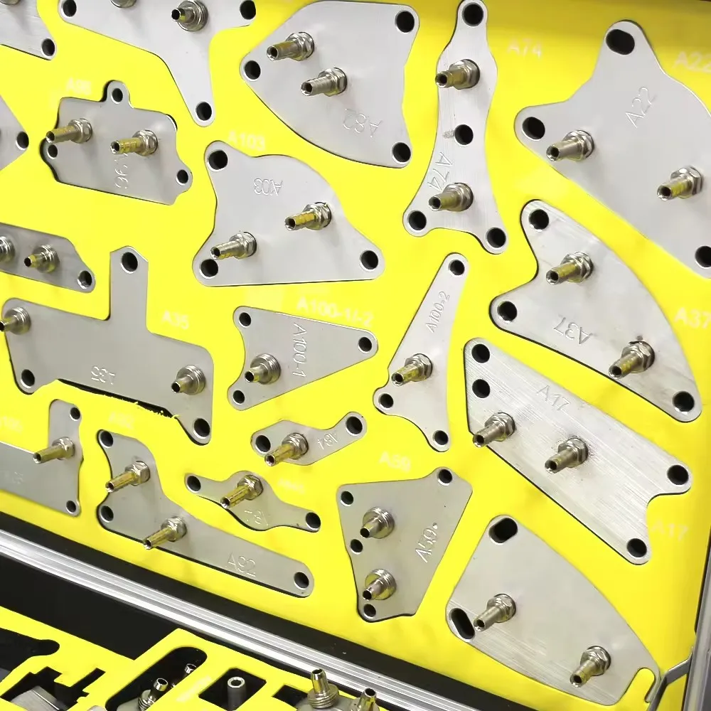 High Quality Aluminum Alloy Auto automatic Transmission Oil Replacement Gearbox Quick Adapters ATF Connectors 140pcs/set