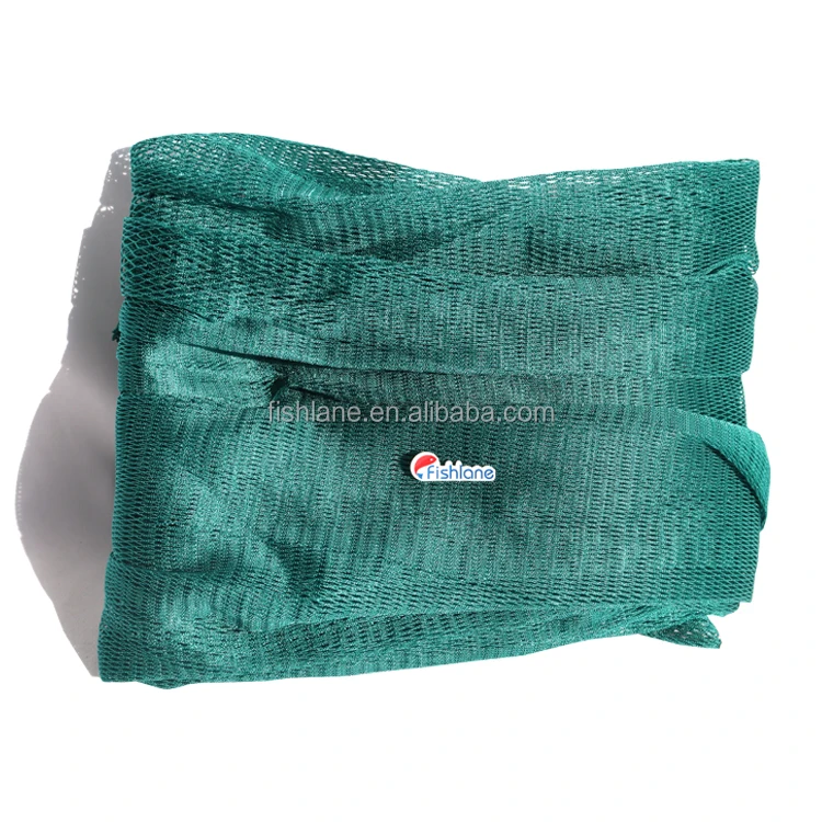 African Green Color Nylon Polyester Raschel Knotless Fishing Net
