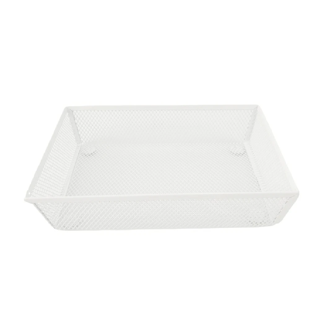 White Kitchen Cabinet Storage Holder Dinnerware Cutlery Organizer Kitchen Accessories Knife, Fork, Spoon Storage Basket for Home