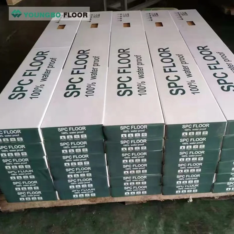 SPC Click Floor Stone Plastic Composite Vinyl Flooring Plank Tiles