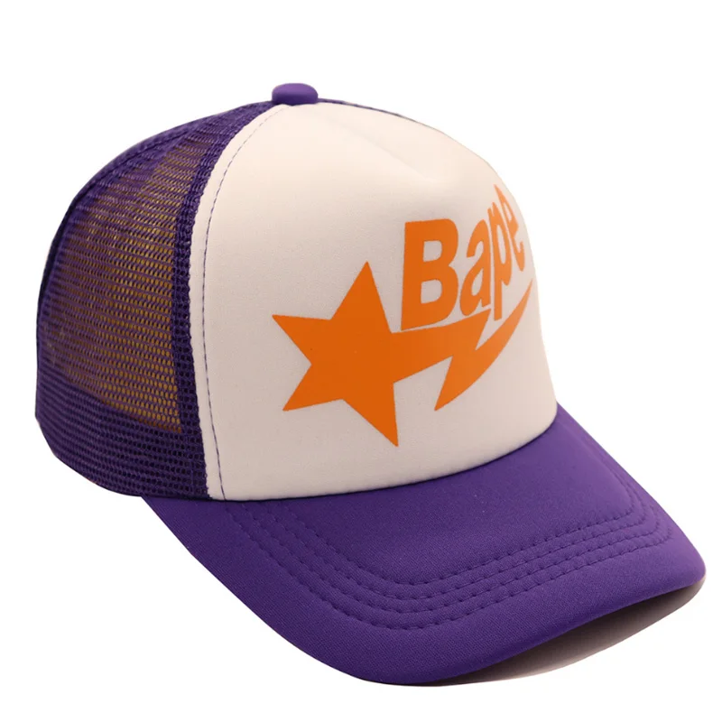 5 Panel Trucker Hat Custom Printed logo Men Hats Trucker Hat With Rope