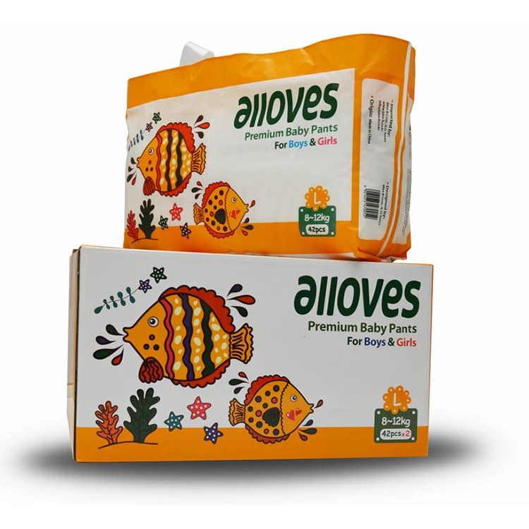 Korean baby pull diapers wholesale drypers nappies alloves korean Pants