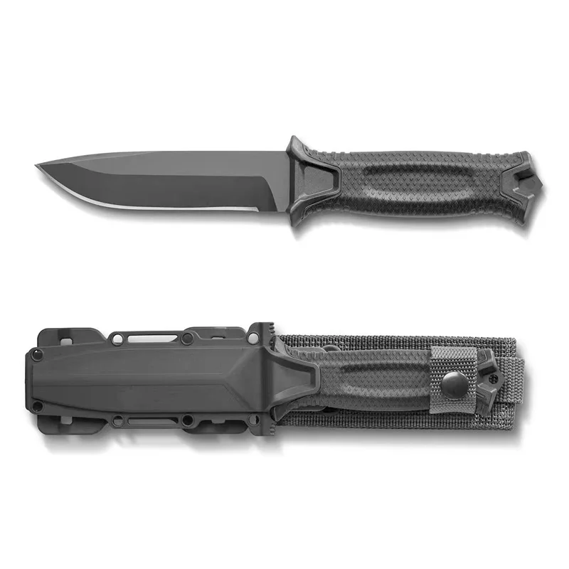 Fixed Blade Knife ABS Handle 12C27 Blade Outdoor Survival Hunting Knife EDC Tool