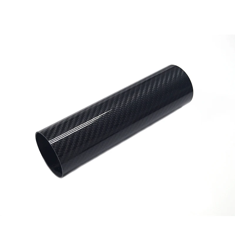 Wholesale 3k Twill Glossy Carbon Tube Large Diameter Carbon Fiber Pipe