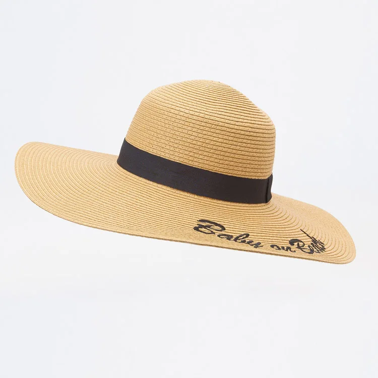 Wide Brim Oversized Sun Summer Large Floppy Beach Straw Hats for Women