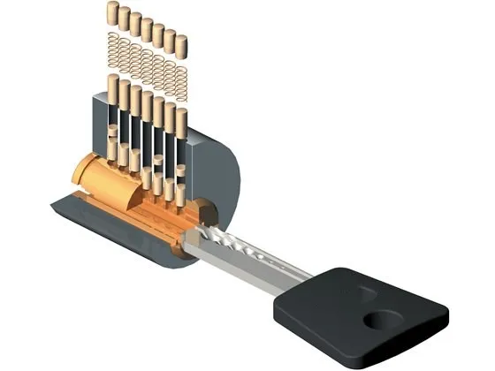 (35+45)mm best Euro Profile Brass Door Lock Cylinder