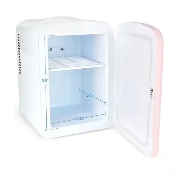 Car mini refrigerator 4 L Capacity Beauty portable refrigerator Household mini fridge
