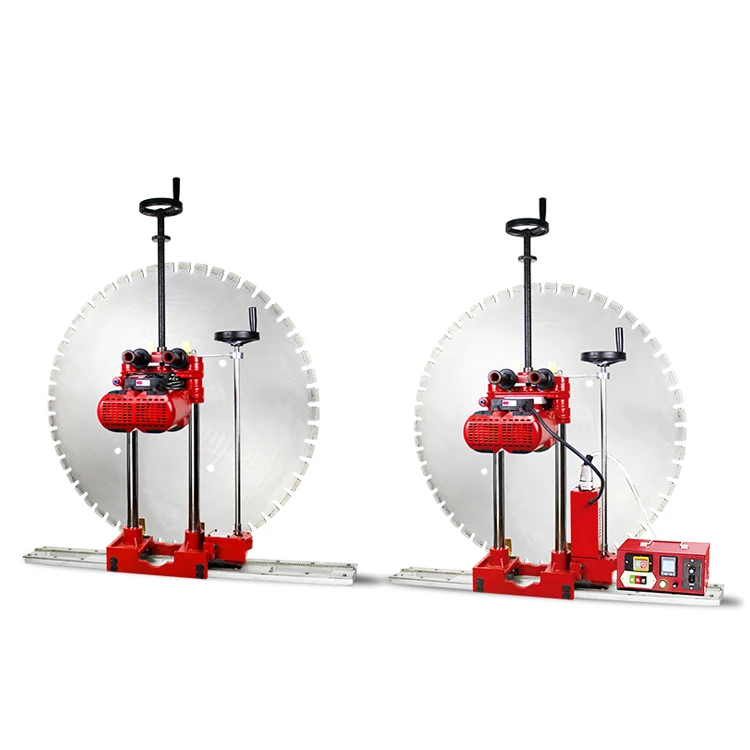 800mm 1000mm 1200mm fully automatic concrete wall electric wall saw  cutter double motor max cutting depth 520mm