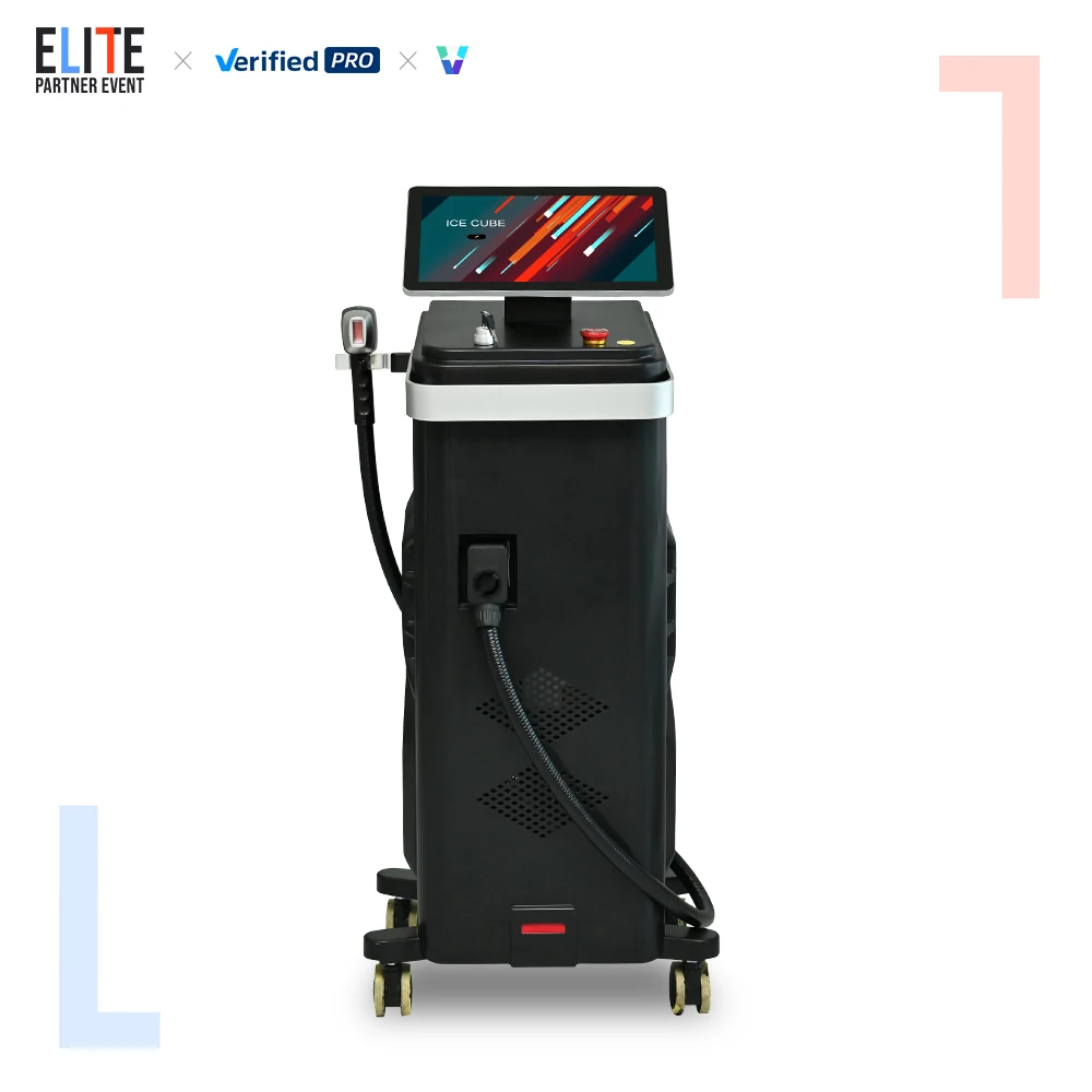 Platinum 755 808 1064 Diode Laser Hair Removal Machine Laser Beauty Equipment for Salon 50 Million Shots Laser Hair Removal Ice