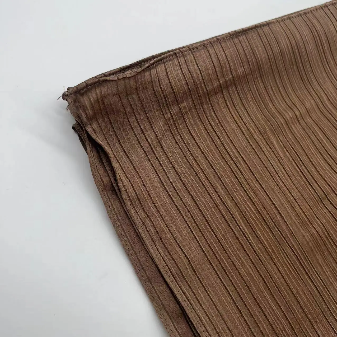 2024 New Stripe Textured Soft Silk Satin Hijab Scarf Muslim Women Shawl Long Wrap Dubai Headscarf Crepe Satin hijabs scarfs