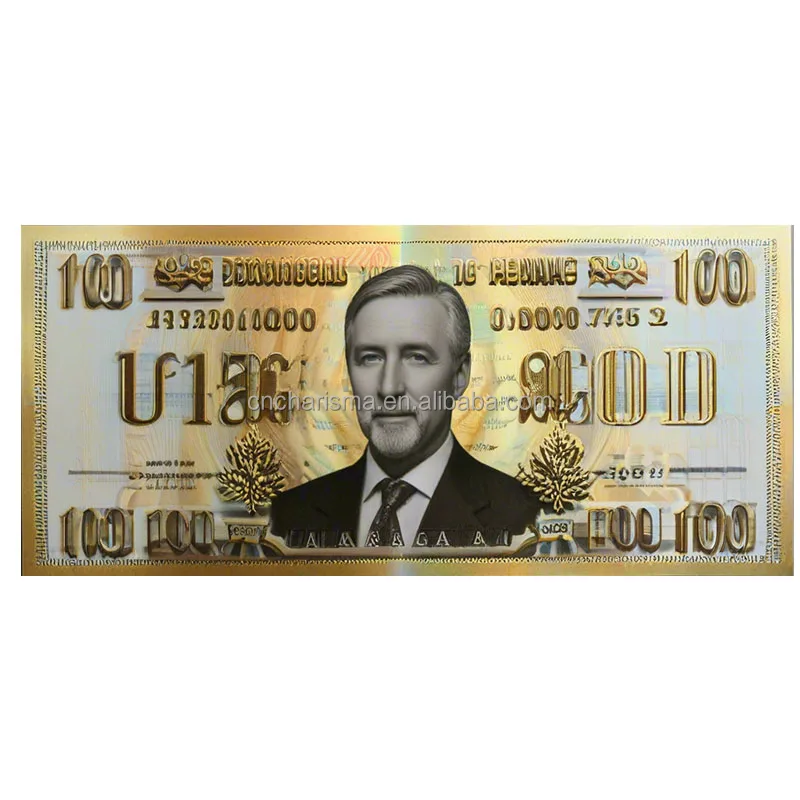 Gold Foil Commemorate banknotes Gold Foil Banknotes Dollar Commemorate Bill American Commemorative Dollar Gift Craft Collection