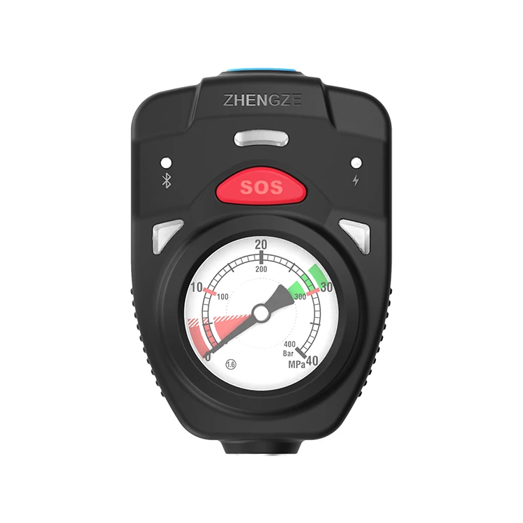 ZHENGZE CE Maritime Anti-Corrosion Acidproof Intelligent Alarm Pressure Gauge For SCBA ZHD-S3100