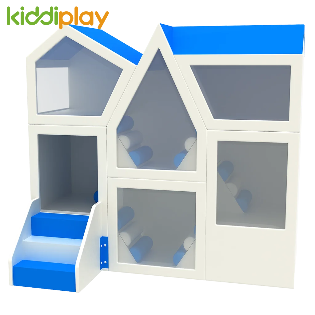 
Factory new design kids soft indoor playground house, custom eco plastic safe children naughty fort indoor playground equipment 
