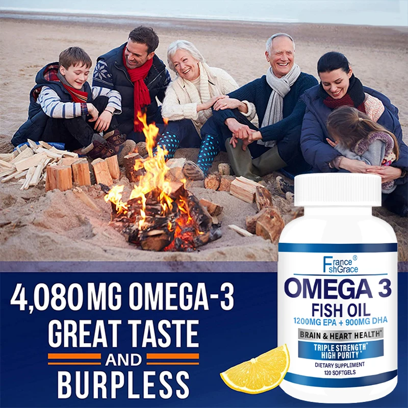 OEM ODM Omega 3 Fish Oil Softgel Capsule Customized Supplement Natural Supplement Dha Epa