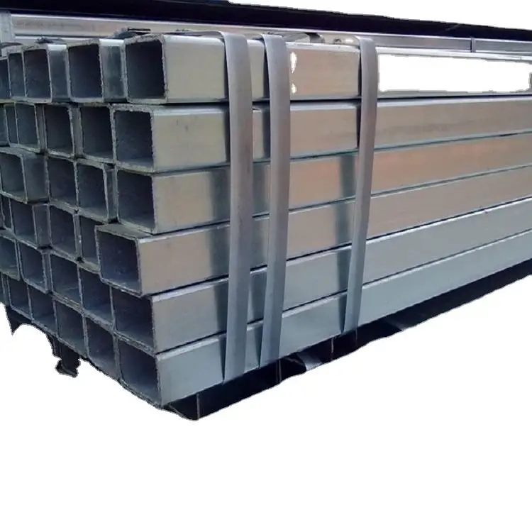 solar power stents square tubing Hot Galvanized Welded Pipe Square Steel Tube Rectangular Steel Pipes Tubes
