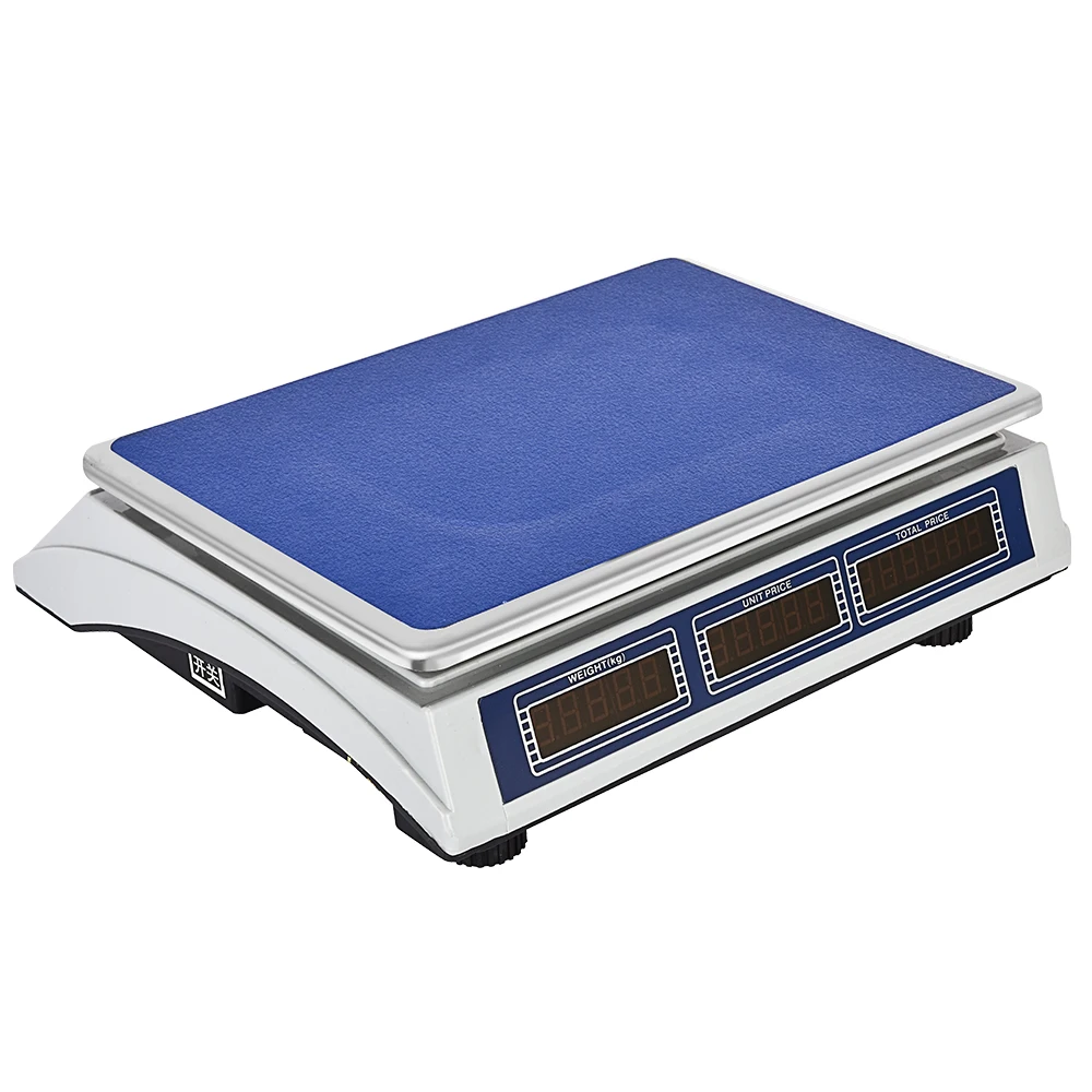 china electronic price computing whight  scales scale with big battery 40kg