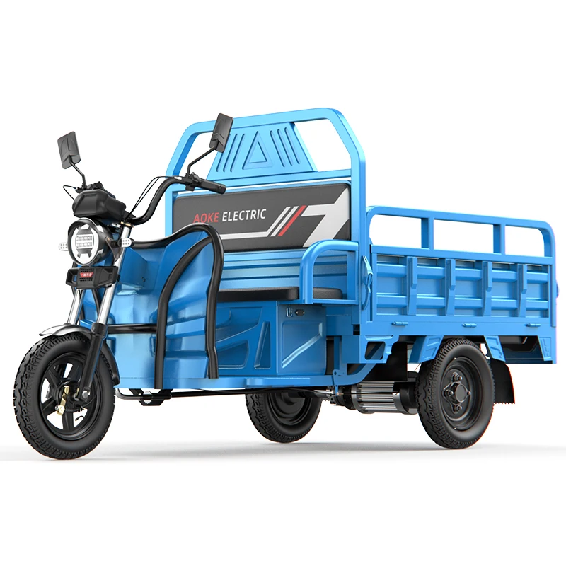 High-quality aluminum alloy large-capacity cargo delivery truck electric tricycle