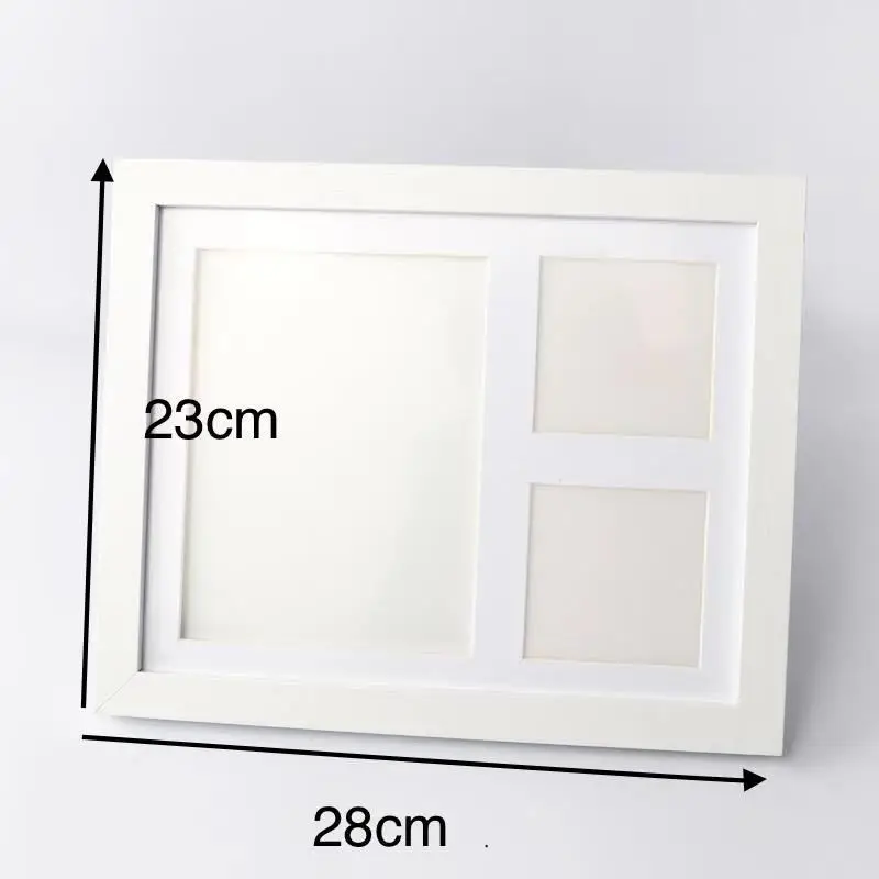 Детская сувенирная фотография с ручным принтом три деревянных рамы значимый сувенирный подарок