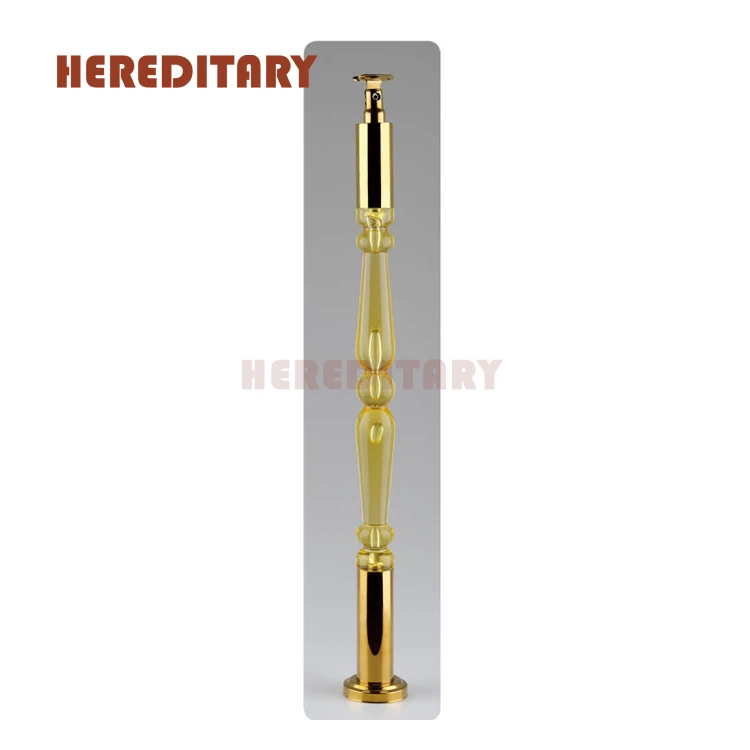 Transparent crystal acrylic stair railings and plexiglass railing