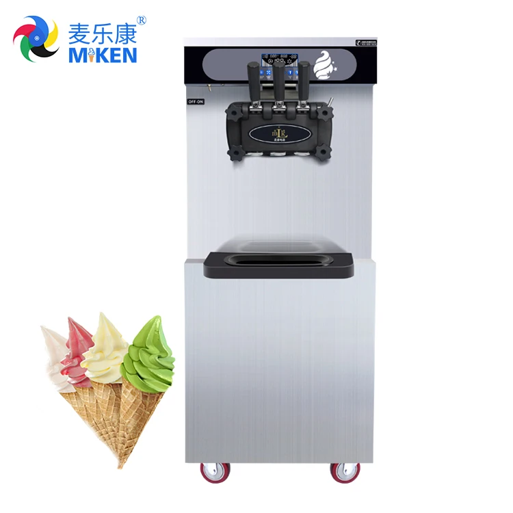 MK-25FB Commercial Automatic Soft Serve Ice cream Maker  Machines  With Spare parts For Business