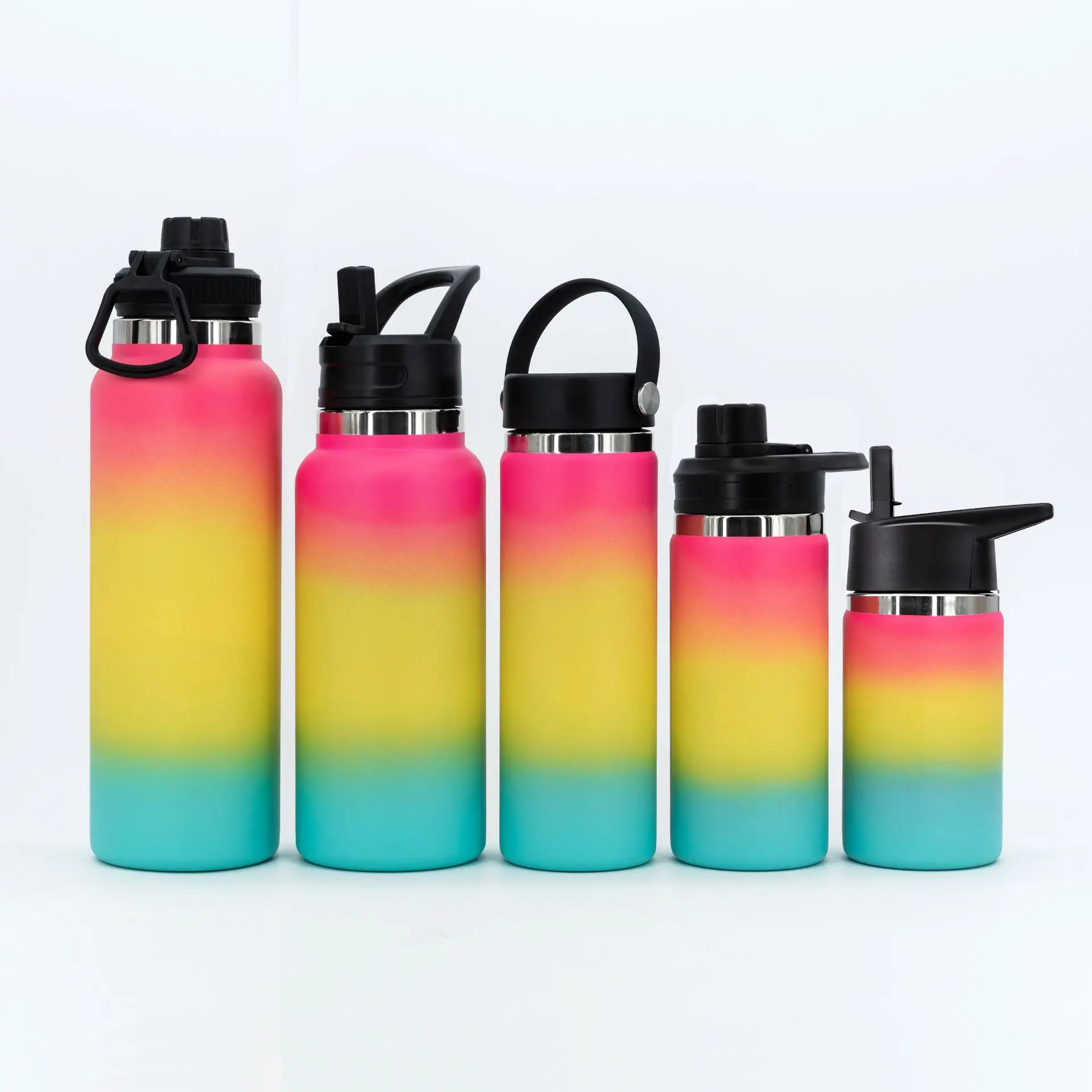 Wholesale Bulk Double Wall Drink Stainless Steel Insulated Thermal Termo Vacuum Thermos Lid Flask Water Bottle