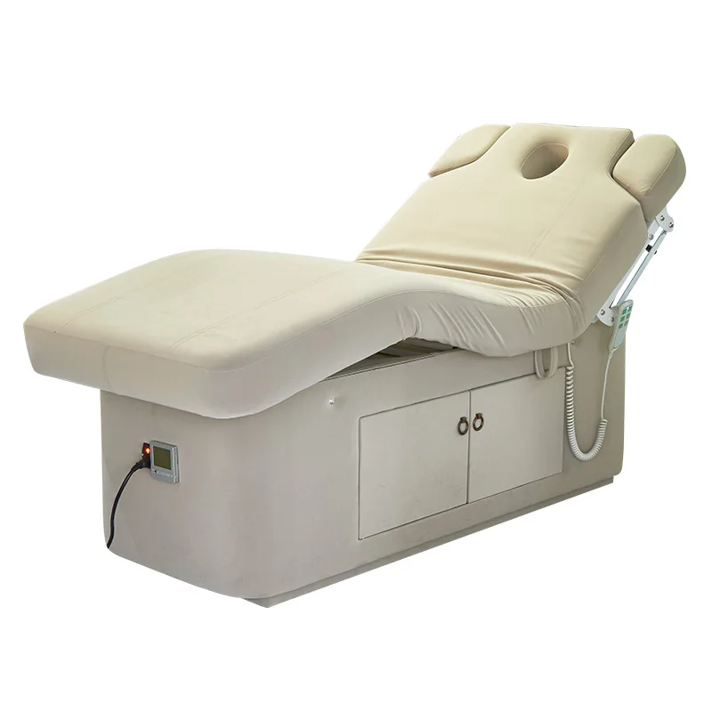 Luxurious Adjustable Cosmetic Bed Beauty For Body Care And Hotel Club Beauty Salon Electrical Massage Beauty Bed