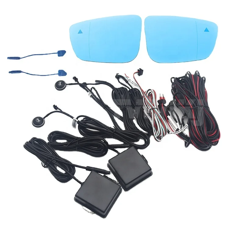 Side Rearview Mirror Blue Glass Lens with blind spot system For For BMW 3 Series G20 G21 5 Series G30 G31 G32 G38 7 Series G11