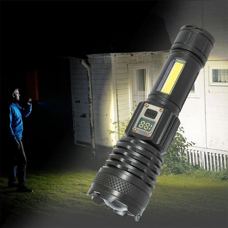 Ultra high lumen network latest white laser flashlight