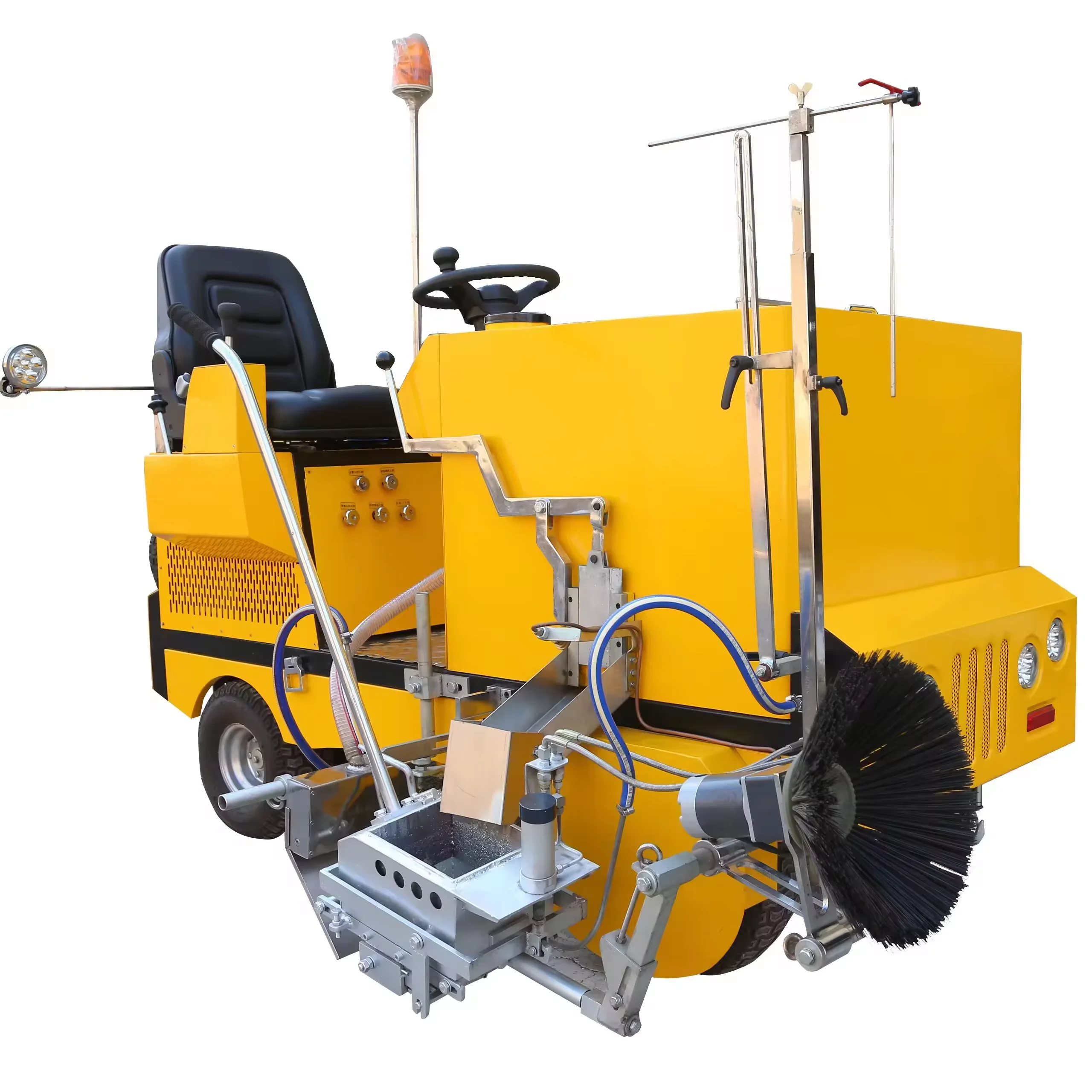 Thermoplastic Road Marking Machine Intelligent  Multi-Function Driving Type Equipment Seat Booster Road Paint Marking Machine