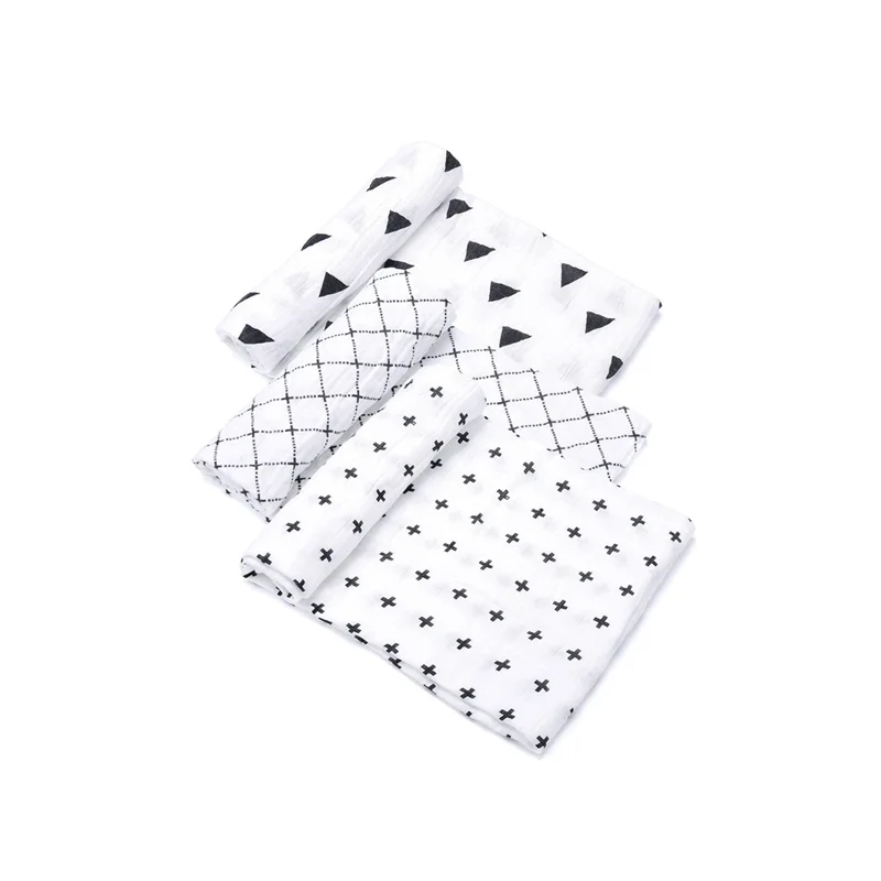 ready wrap infant available stock fabric two ply gauze pure cotton printed set muslin blankets baby swaddle