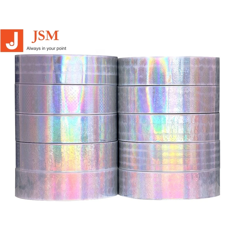 Laser Strips Polish Glitter Mix Colors Nail Art Transfer Nail Foil