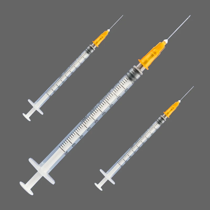 
Wholesale manufacturing China is cheap 1ml 3 ml 5ml In Stock Ready Shipment Plastic Disposable Insulin Glass Injection Syringe 