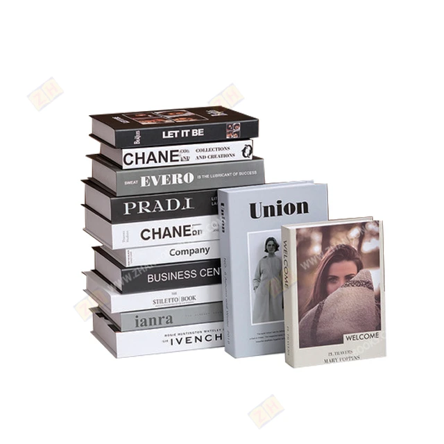 Custom Creative Paper Books Decorative Furniture Book Magazine Modern fashion decor Book for decoration