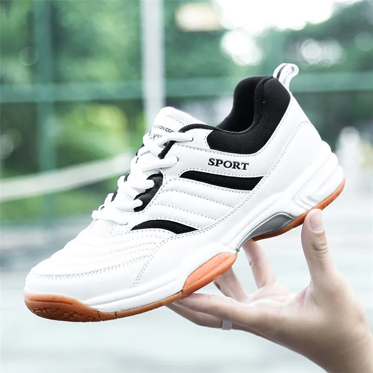 38-46 Size Table Tennis Shoes Rubber White Badminton Sports Shoes Volleyball Training Shoes