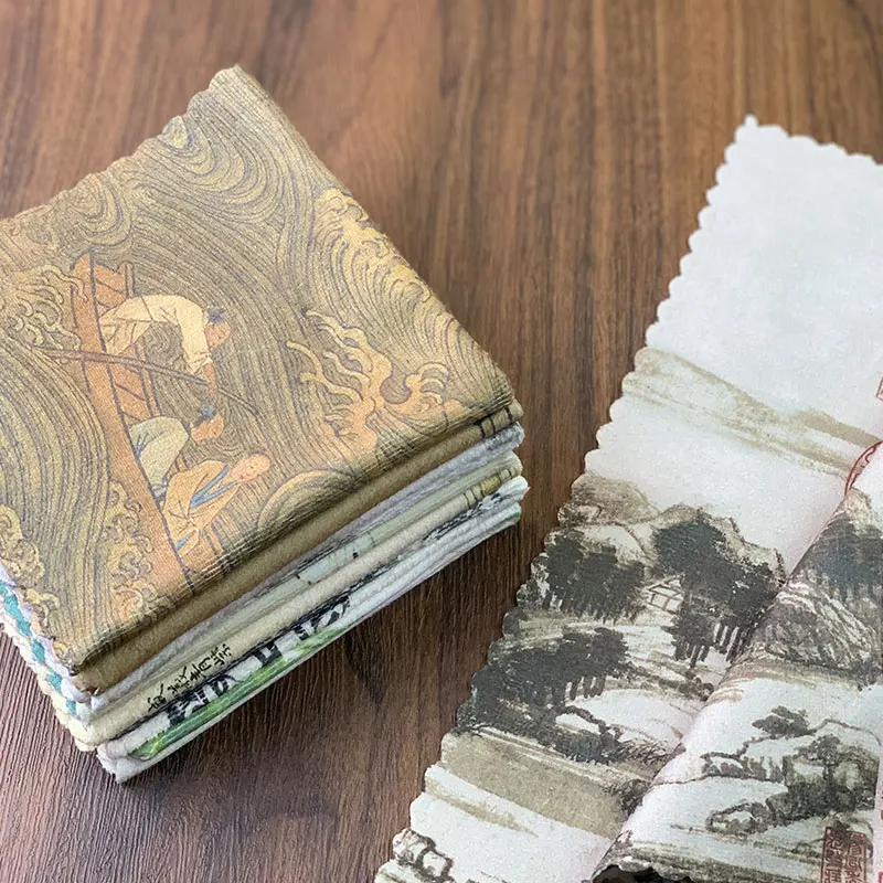 iflower wholesale Factory Price Eco-Friendly cotton custom printed Low linen kitchen thick tea towel