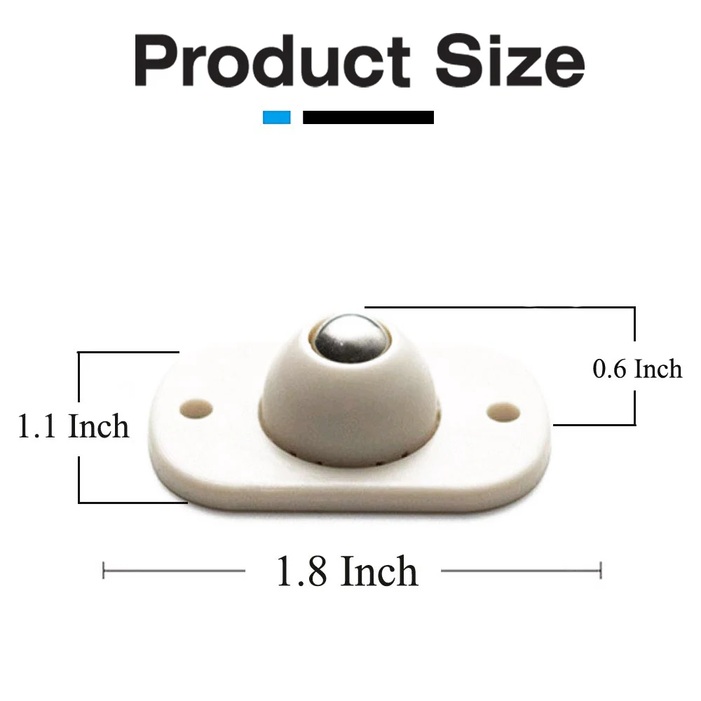 Wholesale Plastic 360 Rotation Universal Furniture Self Adhesive Sticky Pulley Caster Wheels for Boxes, Container