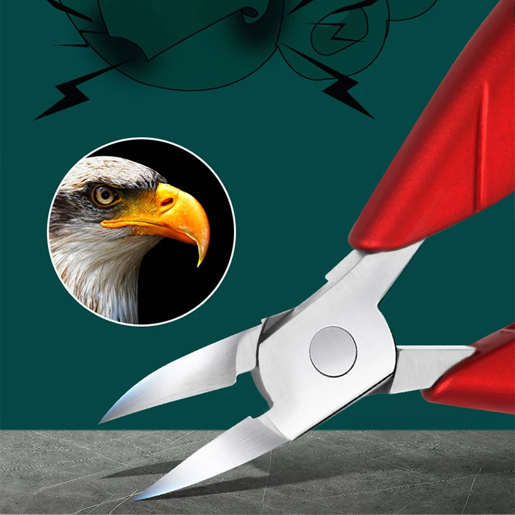 Nail clippers olecranon nail scissors stainless steel dead skin scissors plastic handle dead skin clippers nail clippers