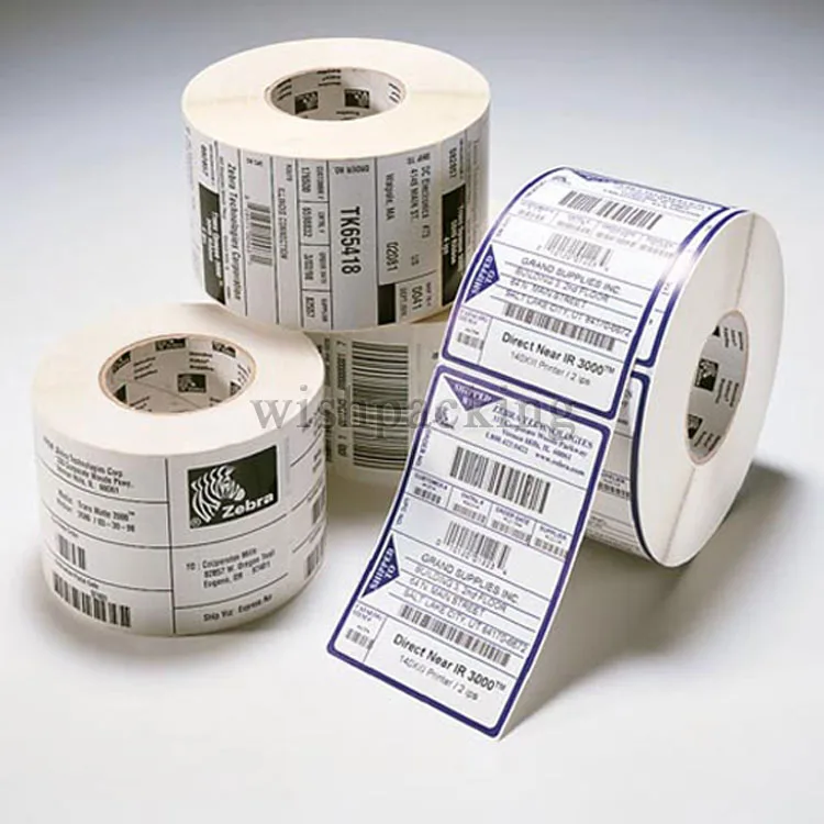 FSC Rouleau dautocollants непроницаемые для couleur personnalisee pour boites bouteilles livres papier uni de haute qualite