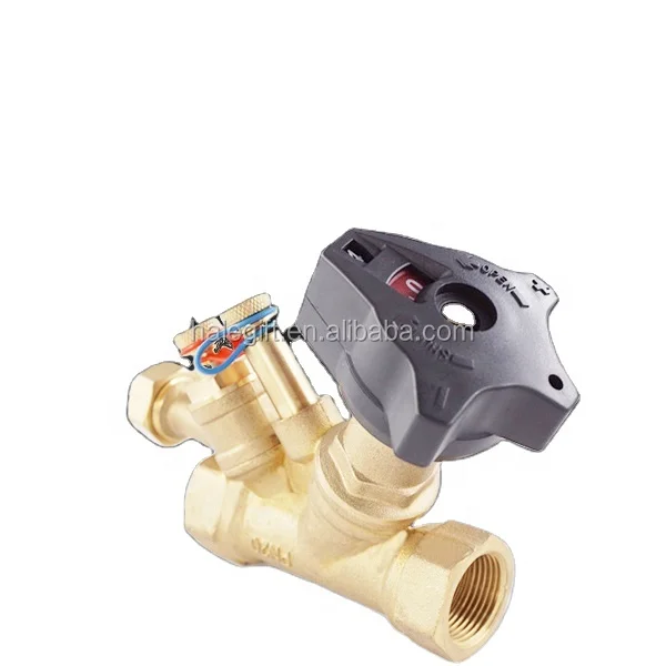 brass balance valve manual regulating valve