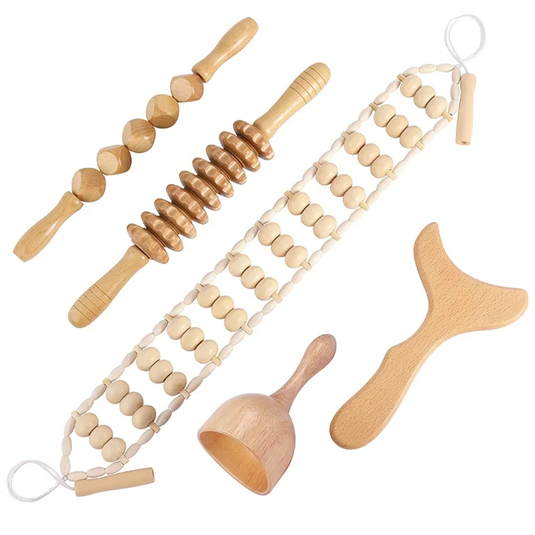 Прямые продажи с фабрики, инструменты для массажа из древесного бука Гуаша, инструменты для массажа, деревянная шведская чашка, прочный массажер для спины